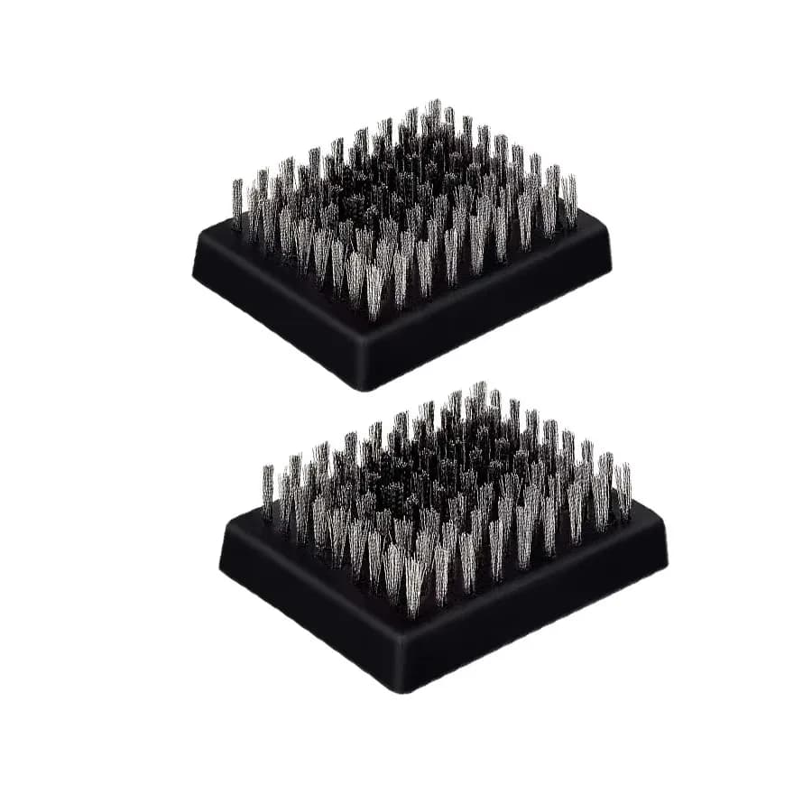 Dense Stainless Steel Bristle Grill Cleaning Brush Head Replacement For Grease And Rust Removal On Barbecue Grates