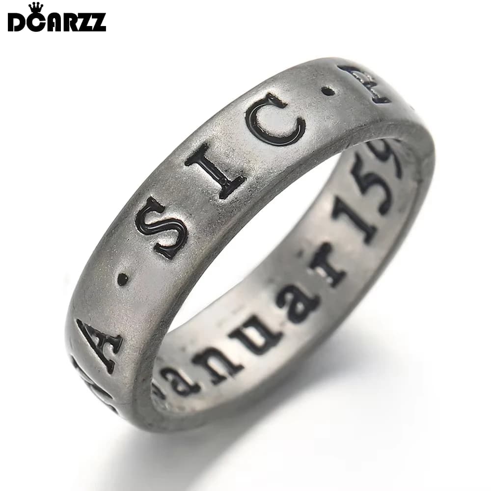 Anelli Classici DCARZZ, Anello Delicato Nathan, Gioielli Punk Gotici Uncharted Easter Game, Anello Iniziale da Festa, Regalo per Donne