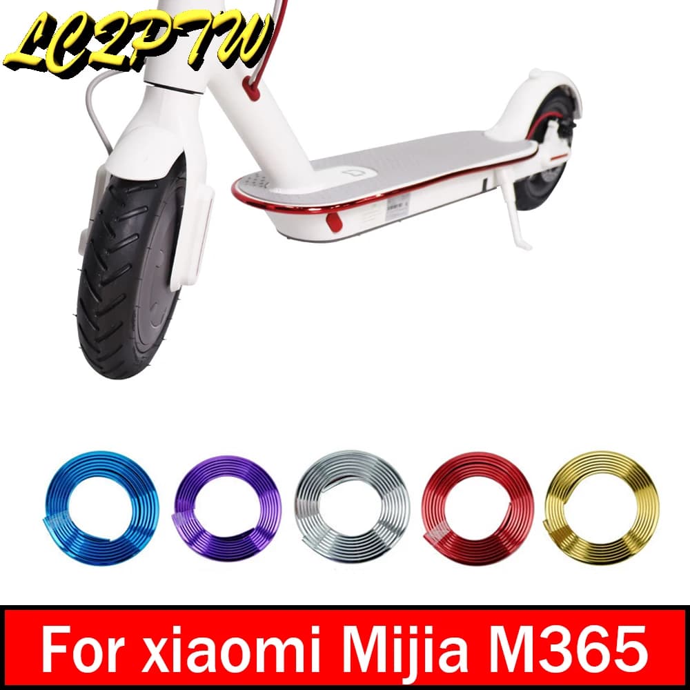 Strisce protettive per scooter paraurti per Xiaomi Mijia M365 Pro Skateboard Striscia decorativa anticollisione Parte scooter elettrico
