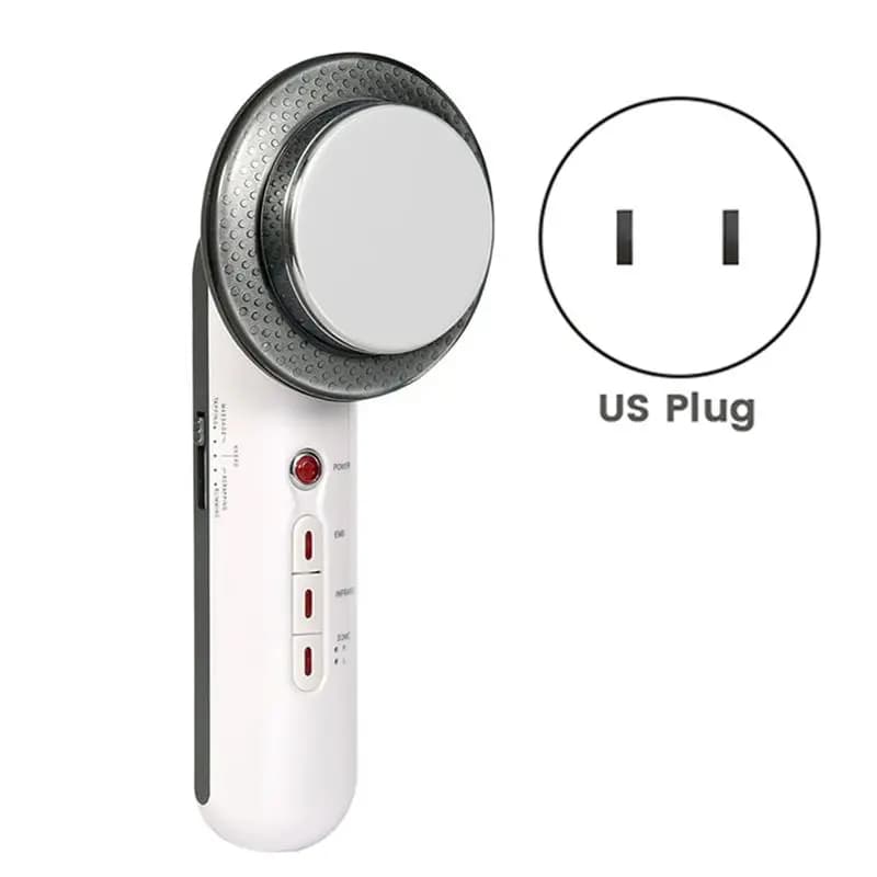 A38F 3 in 1 EMS Infrared Body Massager Ultrasound Slimming Burner V Face Beauty Electric Face Lifting Machine US Plug