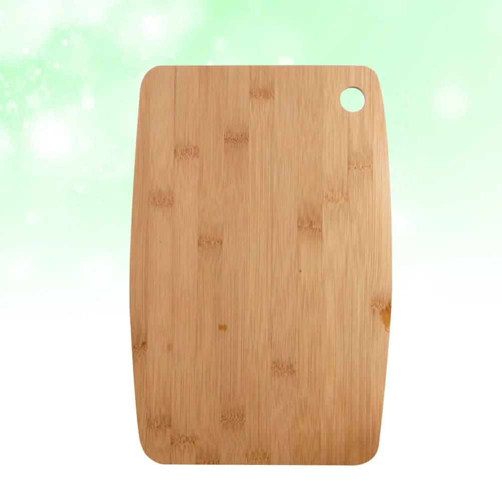 Bamboo Cutting Board Green Healthy Chopping Block For Kitchen Vegetables Fruits Herbs Ultra Knife Friendly Easy