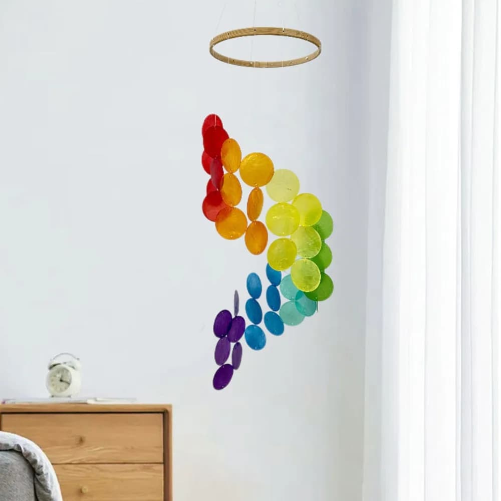 Ornament Natural Shell Shell Wind Chime Home Decoration Hanging Pendant Dream Catcher Special Gifts Shell Pendant Yard