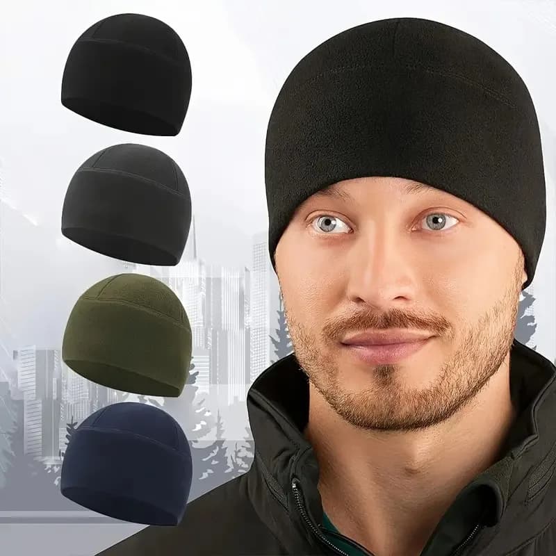 Polar Fleece Hat Hot Windproof Soft cap and often for men and women Outdoor WinterCyclingRunning Ski Trekking shoes Sports Copricapo