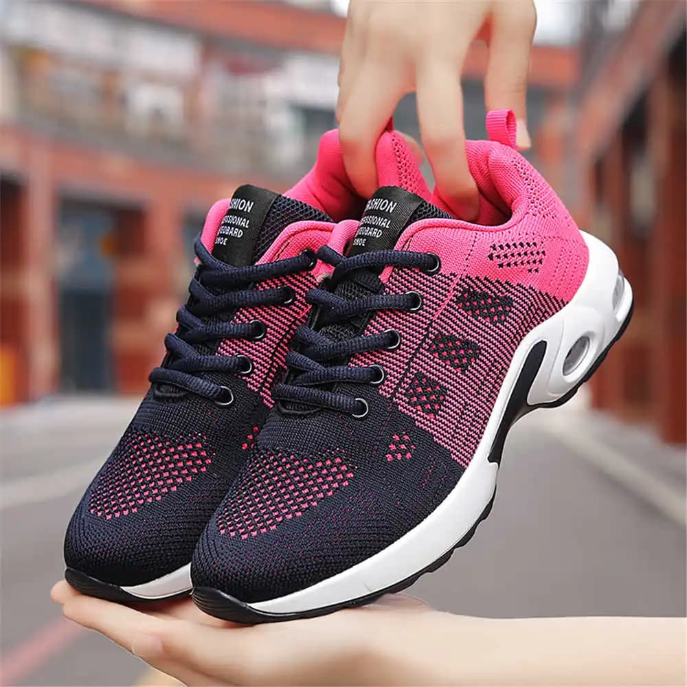 Magenta Aumenta l'altezza Scarpe da donna con tacco corto Mocassini di lusso Donna Scarpe da ginnastica con tacco alto da donna di lusso Sport Tenise