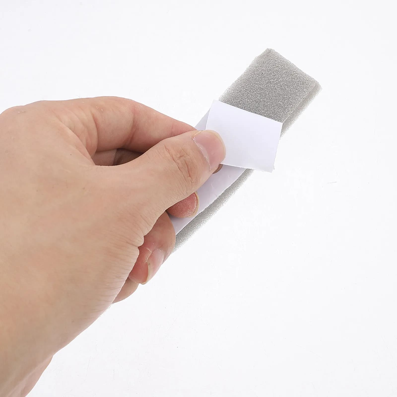 2 Rolls Self Adhesive Soundproofing Door Seal Strip Foam Weather Stripping for Doors Windows Wind Dust Protection Flexible Gap