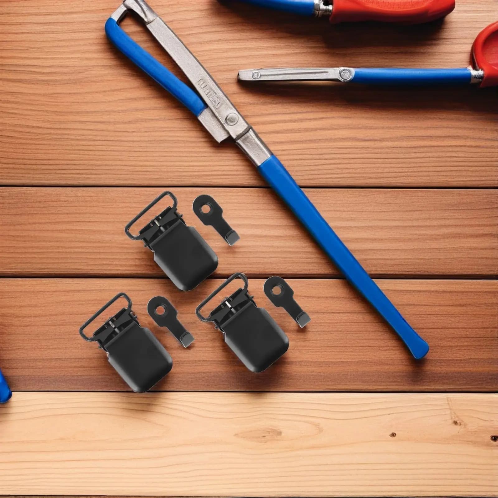 8 Pieces Iron Wall Hooks Resistent for Mats, Covers, Warehouses, Curtains, Drills - Easy to Install and Elegant