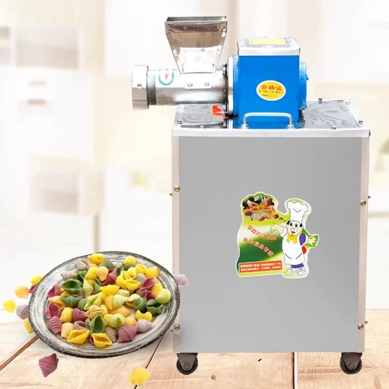 Macaroni Pasta Extruder Machine Ditalini Pasta Making Machine Automatic Commercial Rigatoni Penne Pasta Making Machine