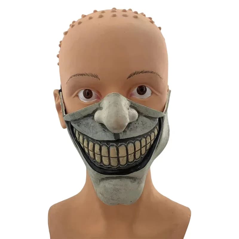 DY20Fancy Dress Grabber Maschera Spaventoso Cosplay Per Gli Uomini Maschera 2021 Film Horror Nero Telefono Accessori Costume Uomo Fantasia Prop