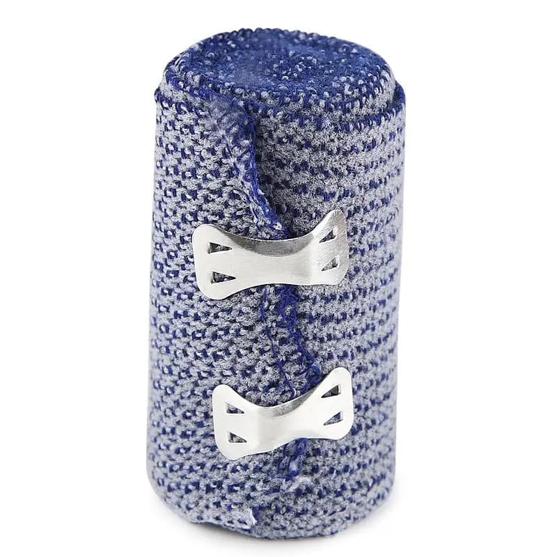 Fascia Compressiva Sportiva con Clip di Fissaggio, Supporto Flessibile per Caviglia, Ginocchio, Gamba e Muscoli