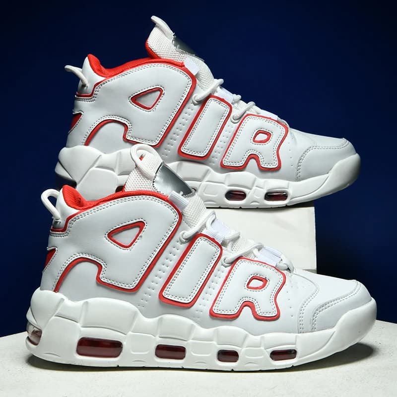 Nuove Scarpe da Uomo High-top di Grandi Dimensioni, 2026, Leggere e Antiscivolo con Ammortizzazione ad Aria, Scarpe Sportive da Corsa, Scarpe Casual da Basket