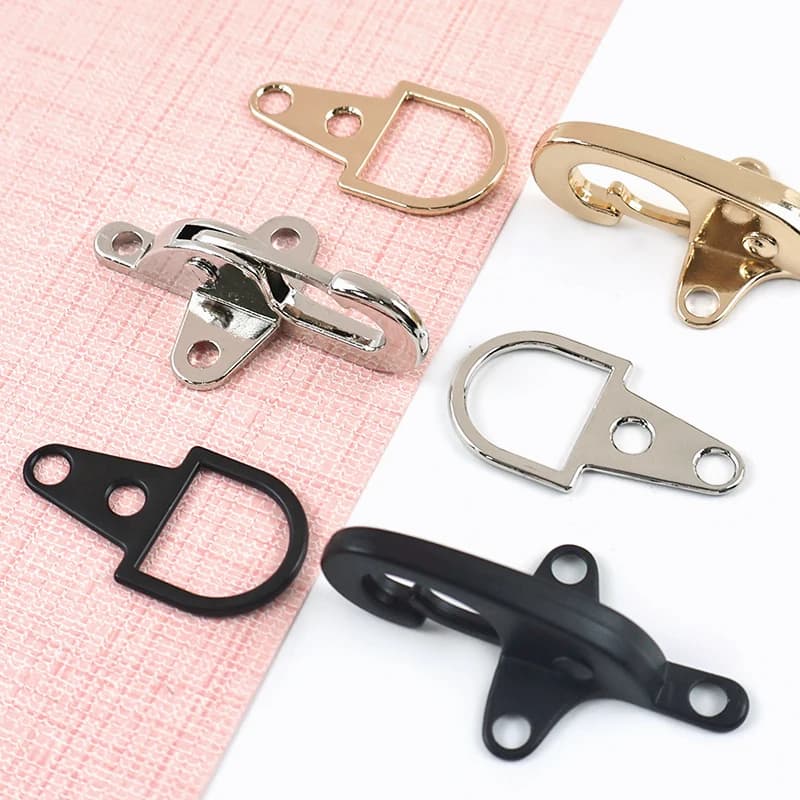 3/5/10Pcs 4/5cm Metal Buckle for Coat Clothes Jacket Decorative Clasp Handbag Bag Connect Fasteners Button DIY Hardware Supplies