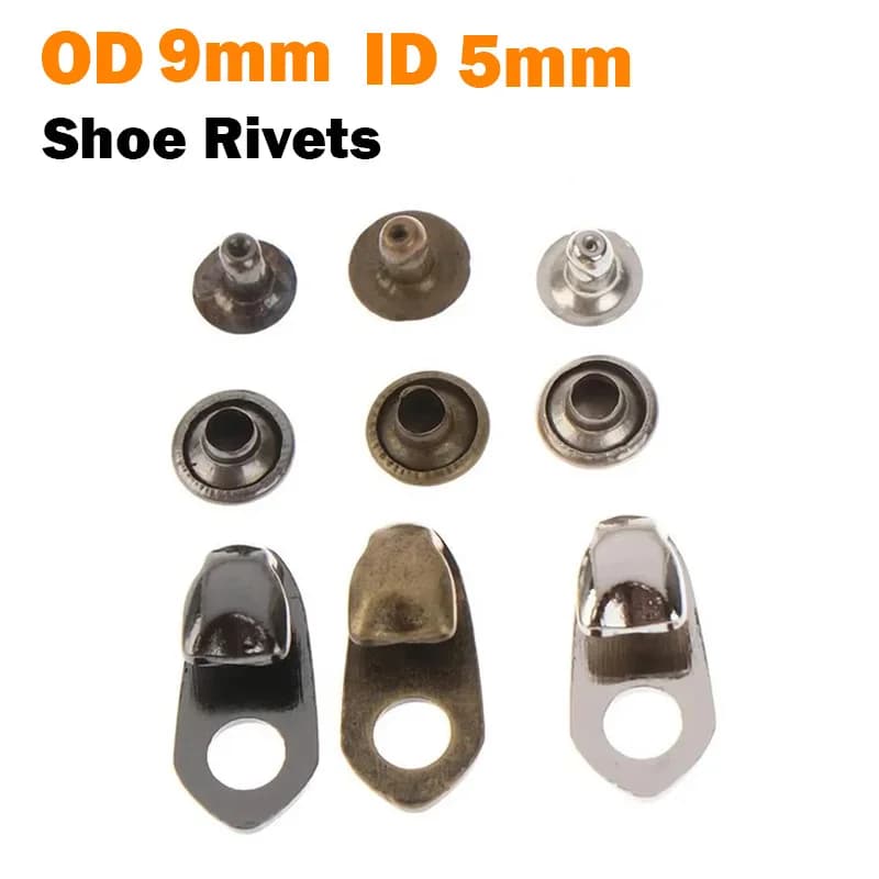 5 pezzi ganci per lacci per scarpe veloci raccordi in pizzo fibbie con rivetti per arrampicata scarpe da trekking lavoro stivali da alpinismo all'aperto diametro esterno 5 mm