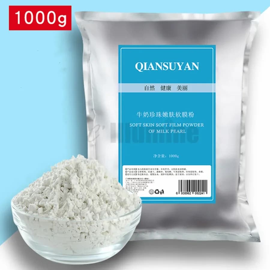 1000g Pearl Milk Peel Off Powder Moisturizing Mask Pure Soft Film Powder Coating Beauty Salon Equipment 1 kg