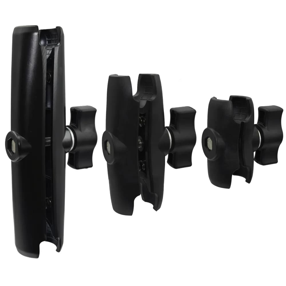 Double Socket Arm Aluminum Alloy for RAM Mounts 5.5cm 9.5cm 15cm Lights Camera Extension Holder 1" Ball Head Mount Adapter Pole