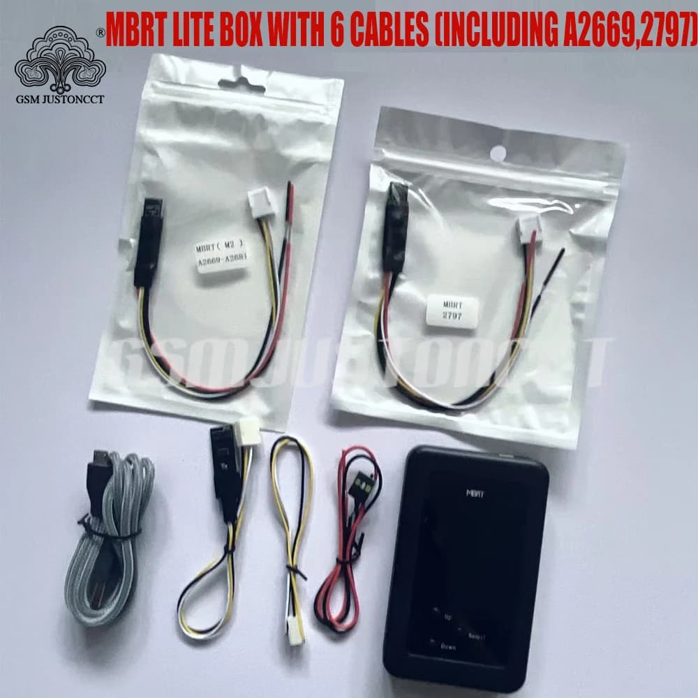 Dongle MBRT con 6 cavi (incluso cavo A2669 per MacBook Air M2 (A2681), cavo Air M3 (A3113) A2797 per Air 15′′ A2941, A3114