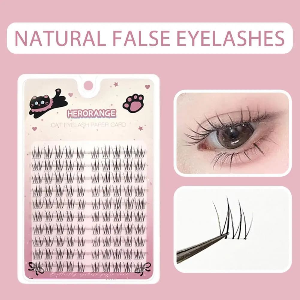 Fake general natural eyelashes Gentle and natural curves Improve anime extension eyelashes for beginners Eye Comic Cont H4I6