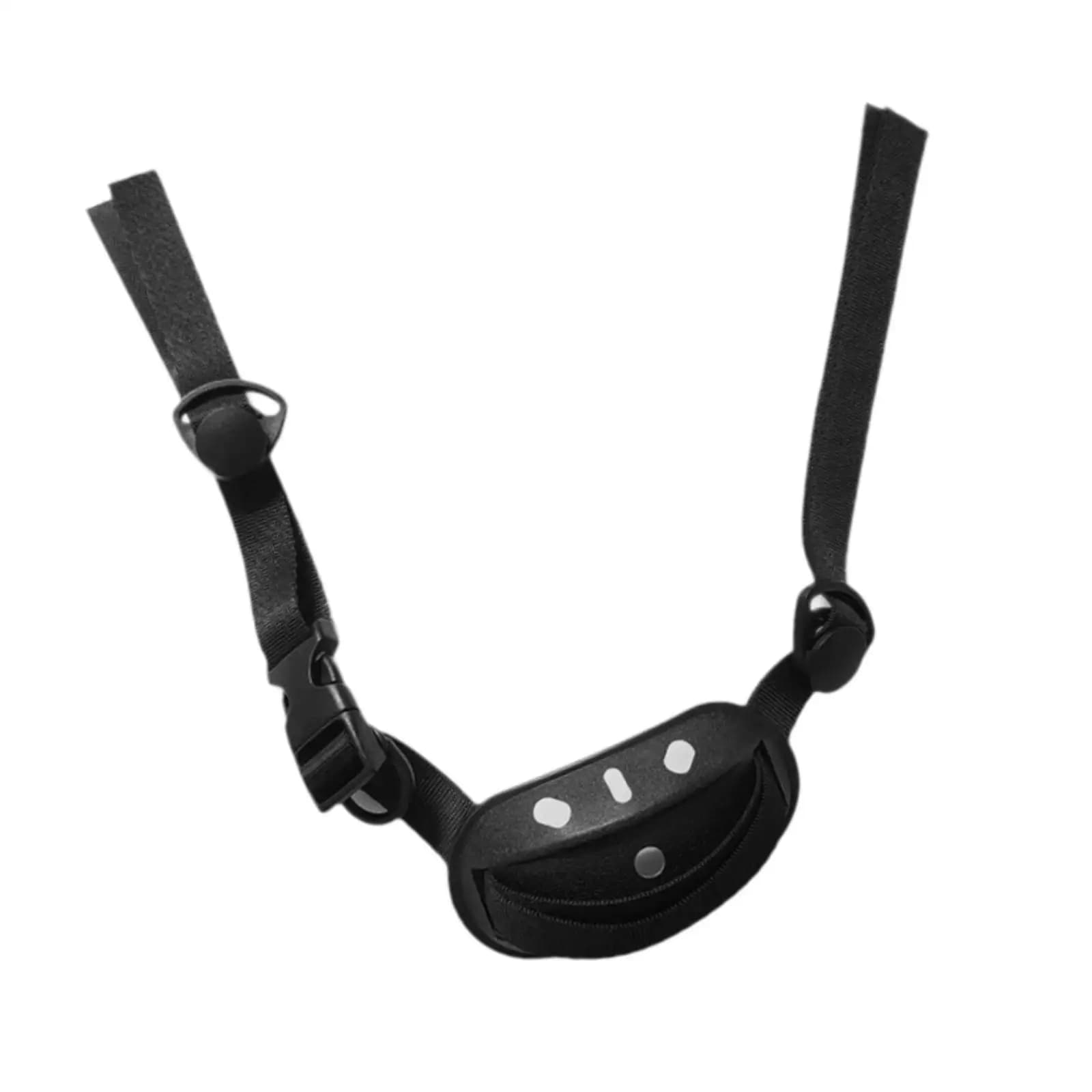 Cinturino per Casco con Protezione per il Mento, Fascia Regolabile per la Maggior Parte dei Caschi da Bicicletta, Moto e Ciclismo