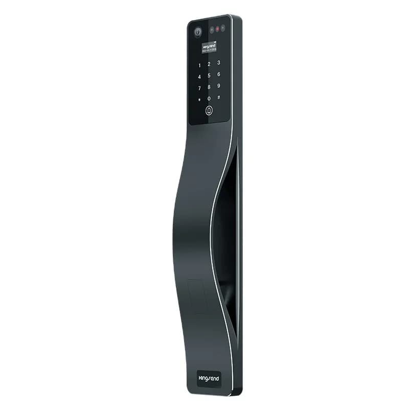 Chiave WiFi palmare Smart Lock controllata dall'app Tuya di fascia alta con allarme per porte in alluminio e legno Serratura intelligente sicura