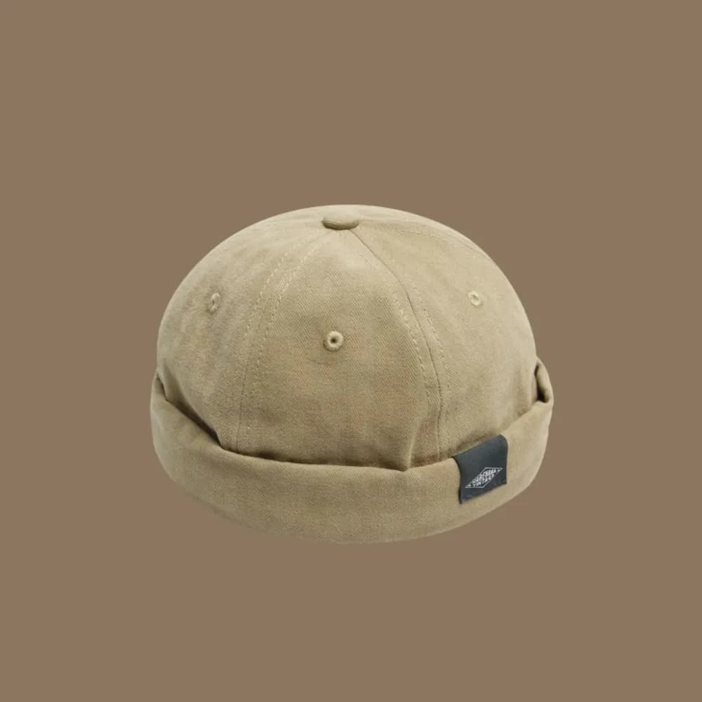 Retro Fashion Adjustable Beanie Hat Solid Color Breathable Hip Hop Hat Casual Cotton Street Dance Hat For Men Women
