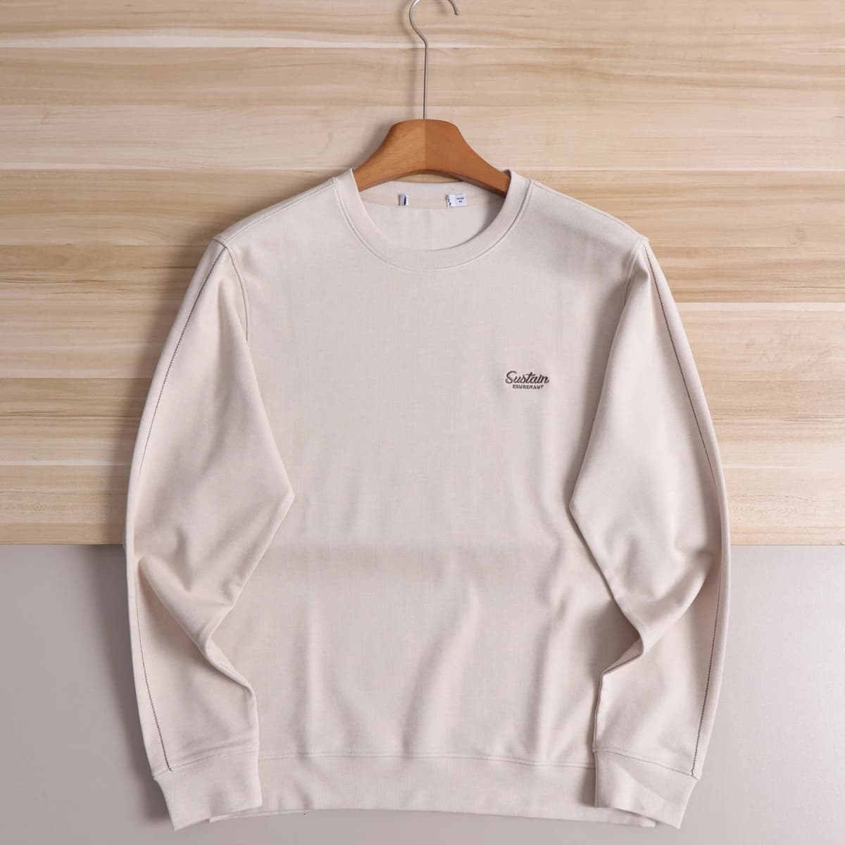 Soft Modal Blend Men's Casual round Neck Hoodie Trendy All-Match Autumn Comfortable Sweatshirt Standard Fit Youth Fashion