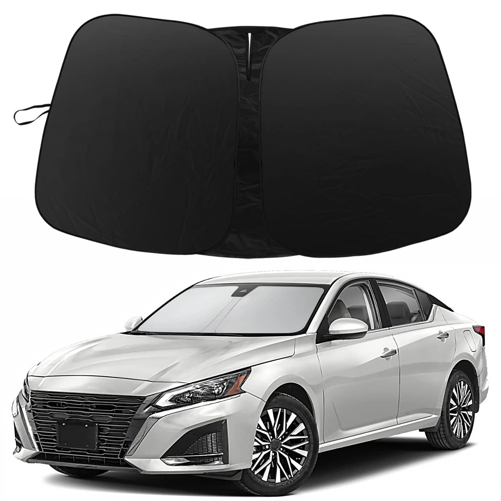 Parabrezza Parasole per Nissan Altima 2019-2024 Parasole Anteriore Protezione Visiera Parasole Blocchi Raggi UV Mantenere Auto Dispositivo di Raffreddamento Accessori