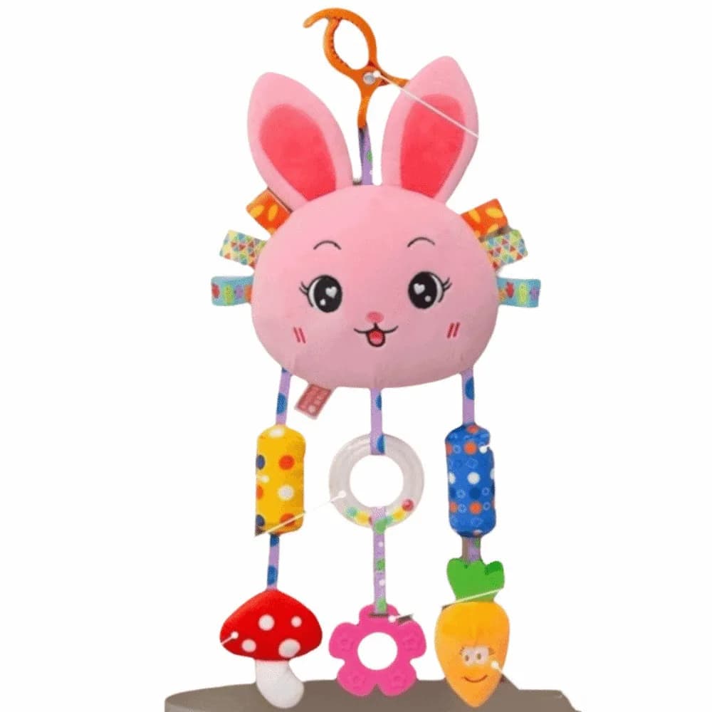 Design carino Sonaglio per bambini Campana per afferrare la capacità di addestramento Passeggino Materiale per appendere Peluche Ciondolo per culla per neonato Ciondolo per letto