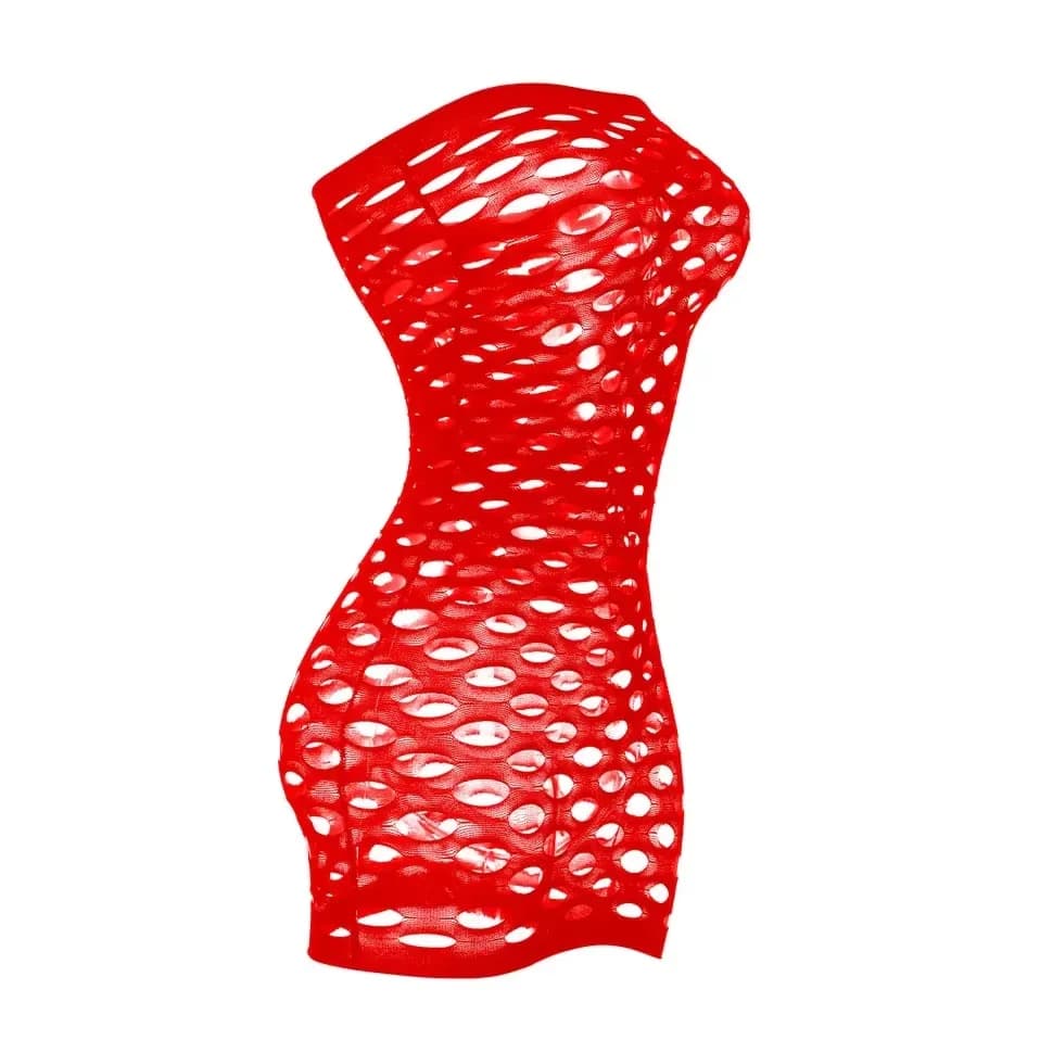 2026 Mesh Fishnet High Stretch Cotton Stockings Dress Women's Erotic Teddy Bear Babydoll Tights See-through Bodysuit Clothes
