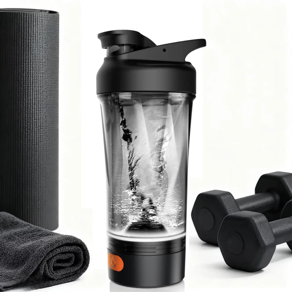 Shaker Elettrico Portatile USB da 700ml (23.67oz) per Proteine, Tazza Agitatore Automatico Ricaricabile per Palestra e Cocktail