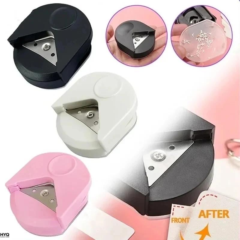 Paper hole cutter for rounded corners with 4 mm radius for photographic paper, black