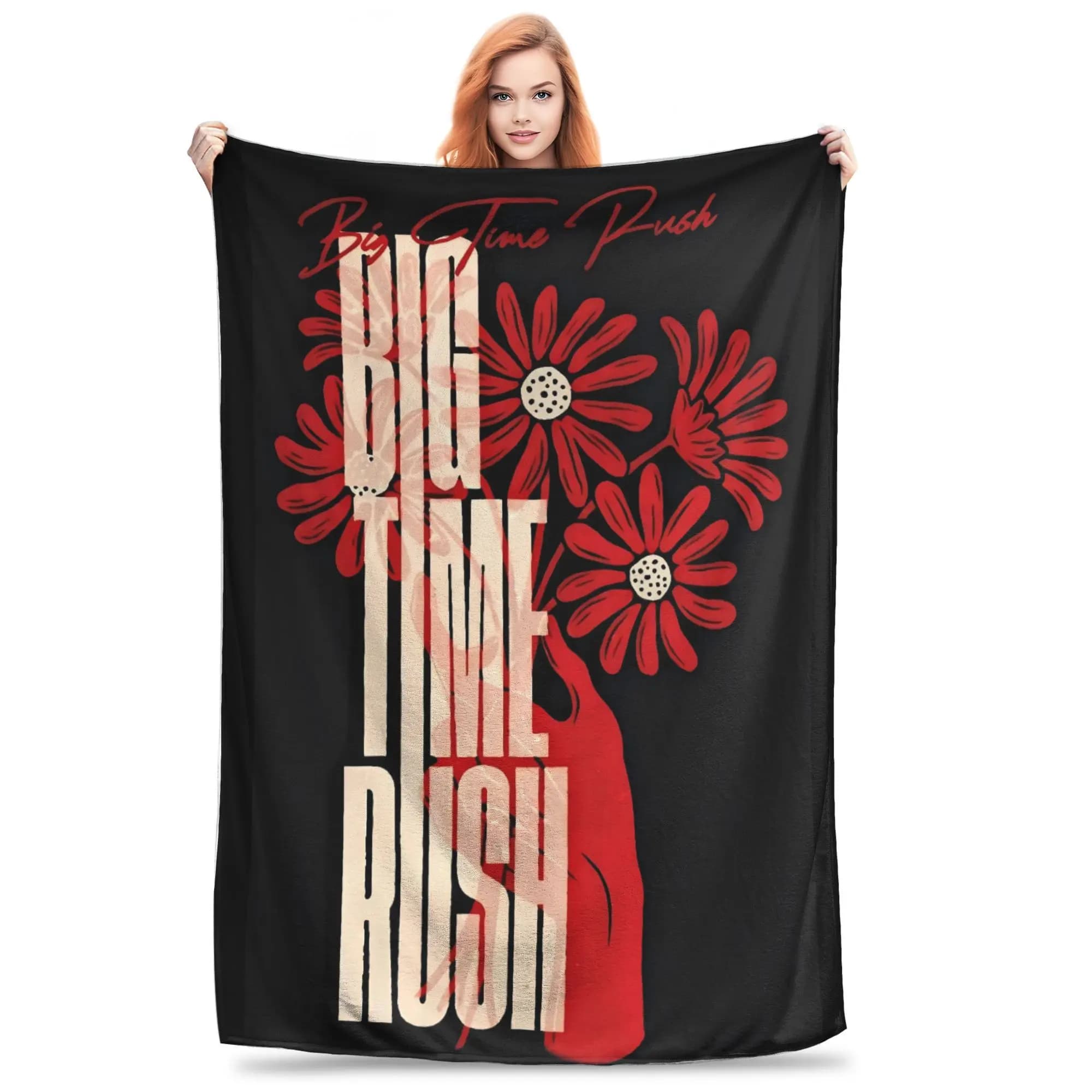 BTR In Real Life Worldwide 2025 Tour Coperta di flanella Coperta invernale calda e morbida per bambini Copriletto per divano letto all'aperto