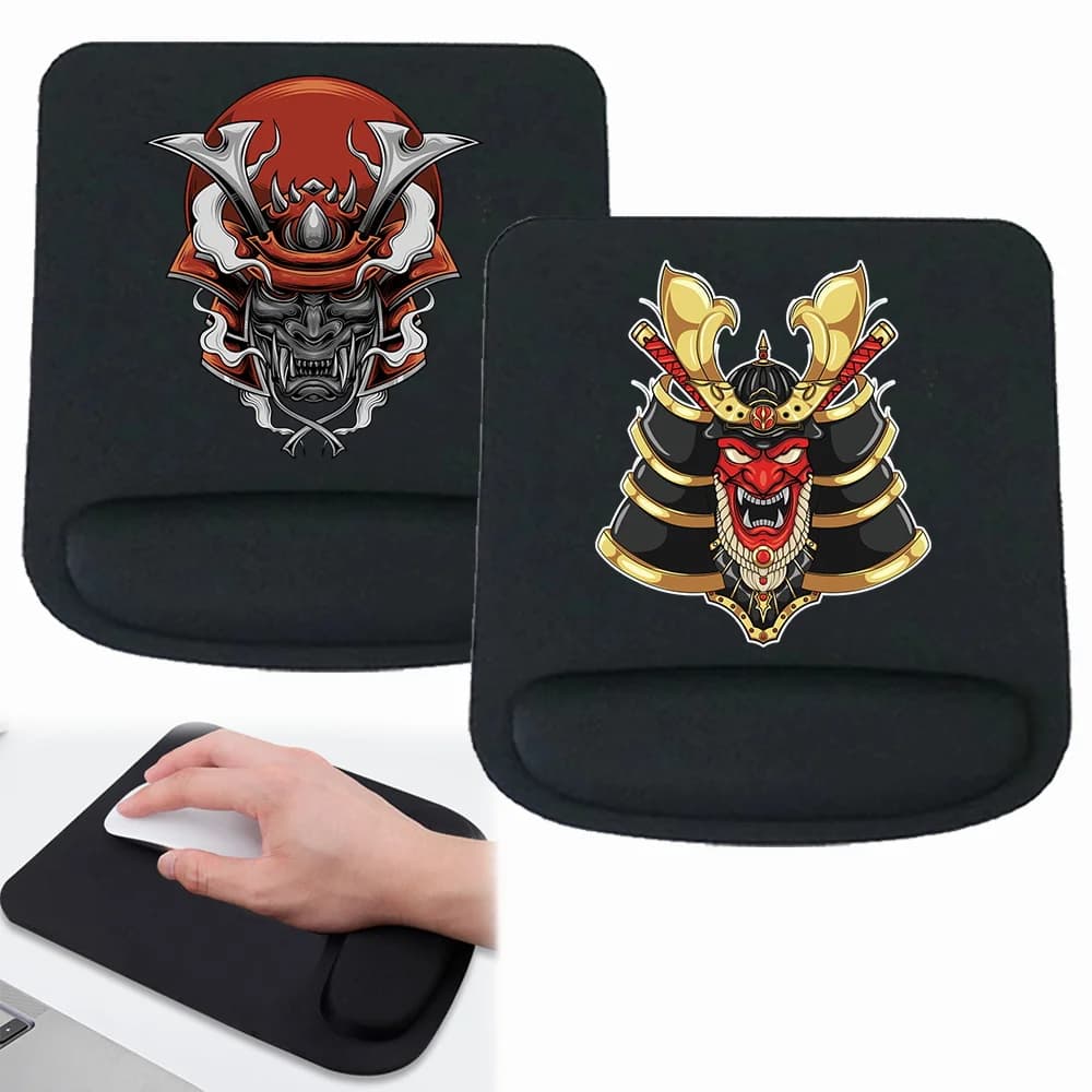 Nuovo tappetino per mouse per computer Tappetino per mouse ergonomico Tappetino per polso serie Monster di forma quadrata Tappetino di supporto per poggiapolsi aeraturizzato antiscivolo