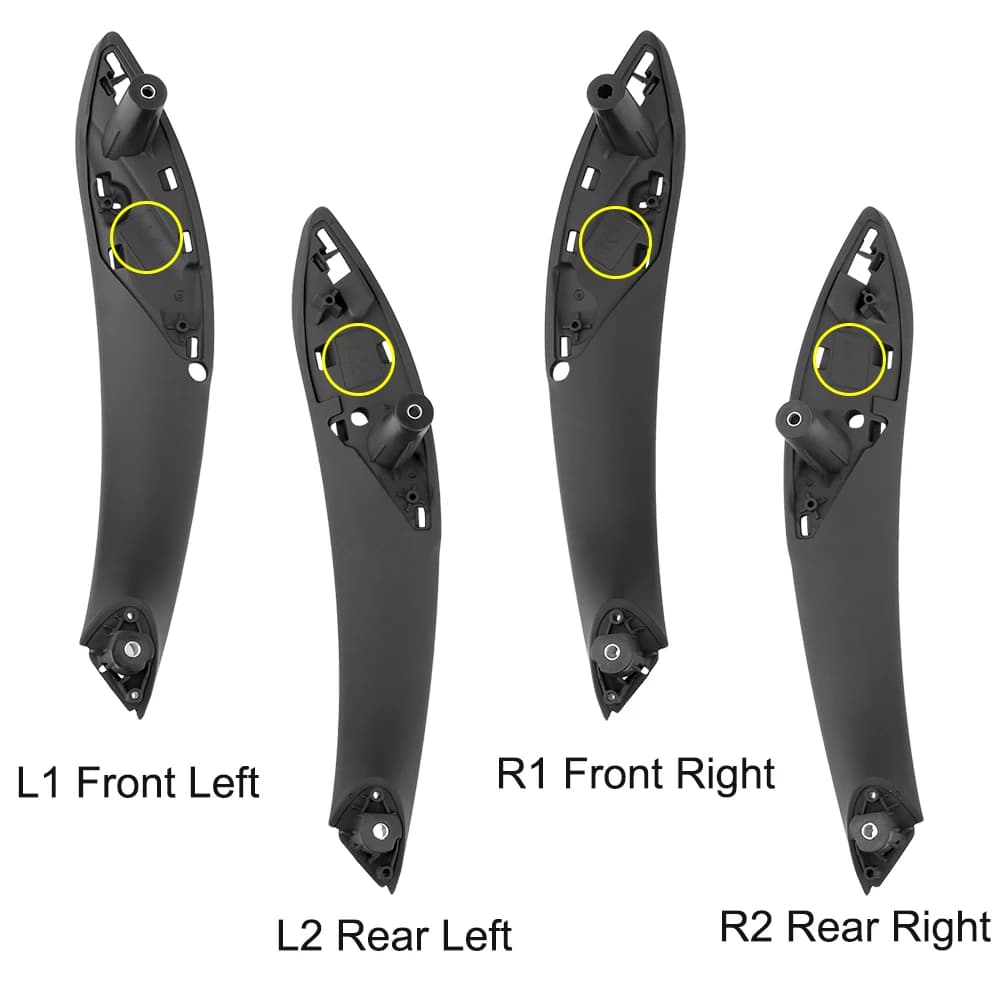 Car Inner Handle Door Panel Pull Trim Cover Interior Door Handles Black Front Rear Left/Right For BMW F30 F80 F31 F32 F34 F35