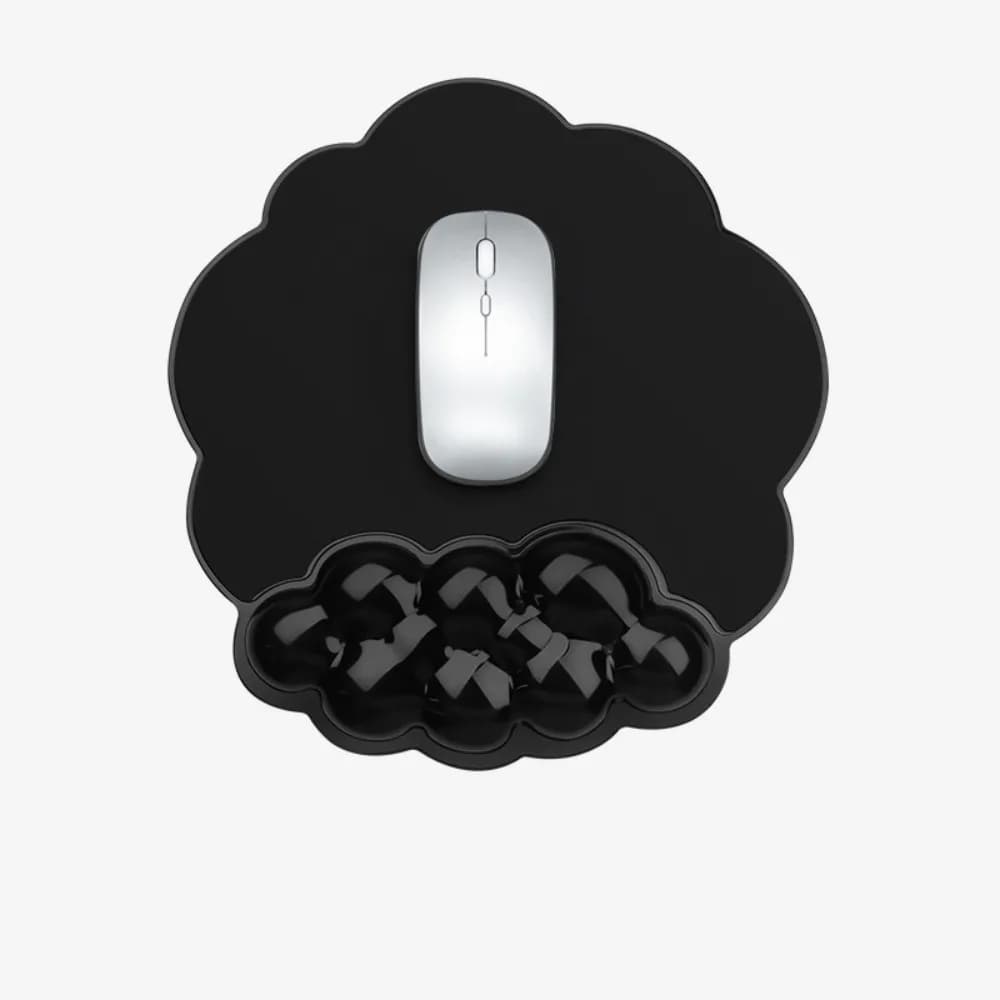 Poggiapolsi sfumato Tappetino per mouse Trasparente Sollievo dal dolore Supporto per polso in silicone Tappetino da polso per tastiera ergonomica antiscivolo Gamer