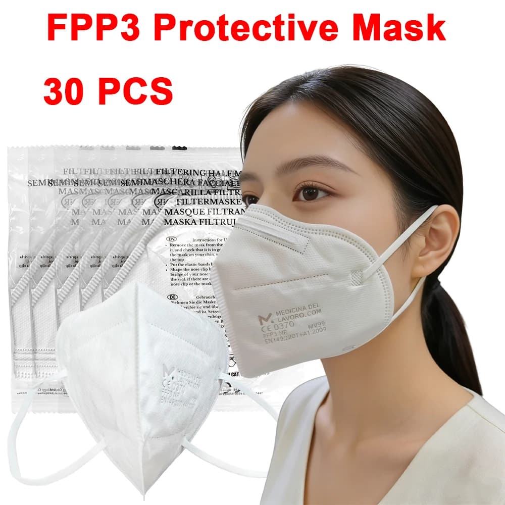 30PCS FFP3 NR CE Masks Safety Dust Respirator Adults Filter Face Mask Mouth mask Protective Mascarillas