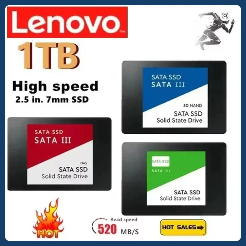 Lenovo External Hard Disk 4TB SSD For Internal Hard Drive Sata3 Interface Portable High Speed Solid State Drive For Laptop