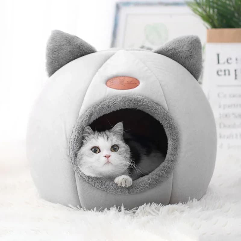 New Deep Sleep Comfort in Winter Cats bed Iittle Mat Basket Small dog skin Products Animal tent Cozy cave Nido Interior Cam Gato
