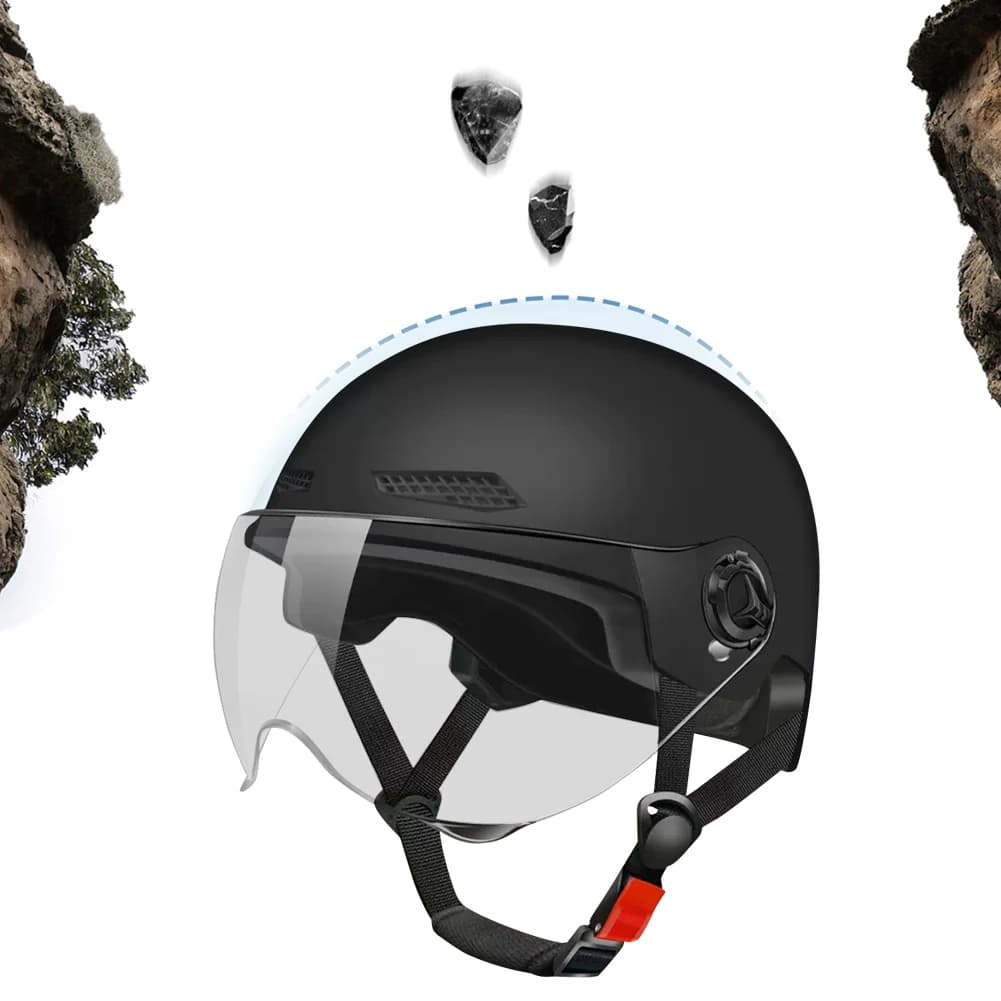 Casco per bici elettrica, casco di sicurezza per ciclismo, casco di sicurezza regolabile per la guida, fodera traspirante rimovibile, accessori per ciclismo