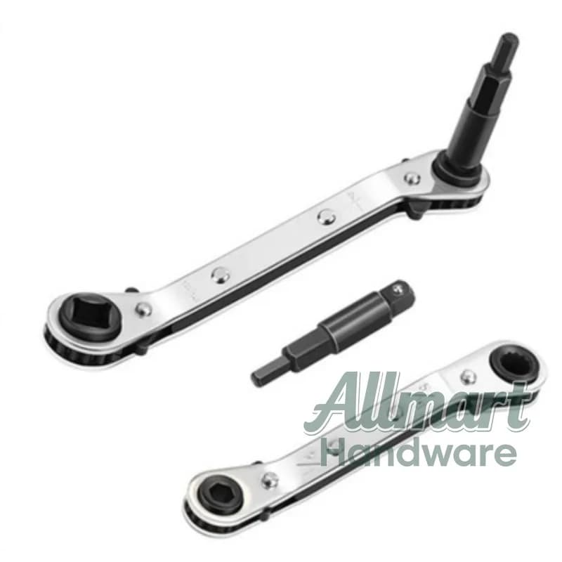 Chiave a Cricchetto Quadrata Serie CT122, Set Singolo, Strumento Multifunzione per Riparazione Auto e Macchinari