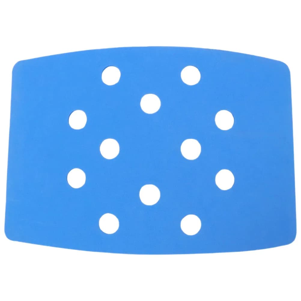 Cuscino per sedia da bagno blu antiscivolo impermeabile in schiuma EVA a memoria di forma per anziani, inserto per sedile doccia, sgabello, tappetino per vasca