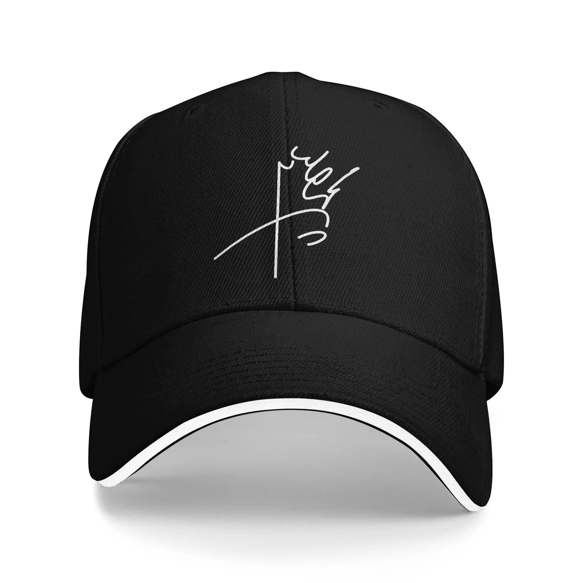 Y2K Mohammad Reza Pahlavi's signature Iran Running Baseball Caps Male Personalized Peaked Cap Woman Pool Party Sunscreen Hat