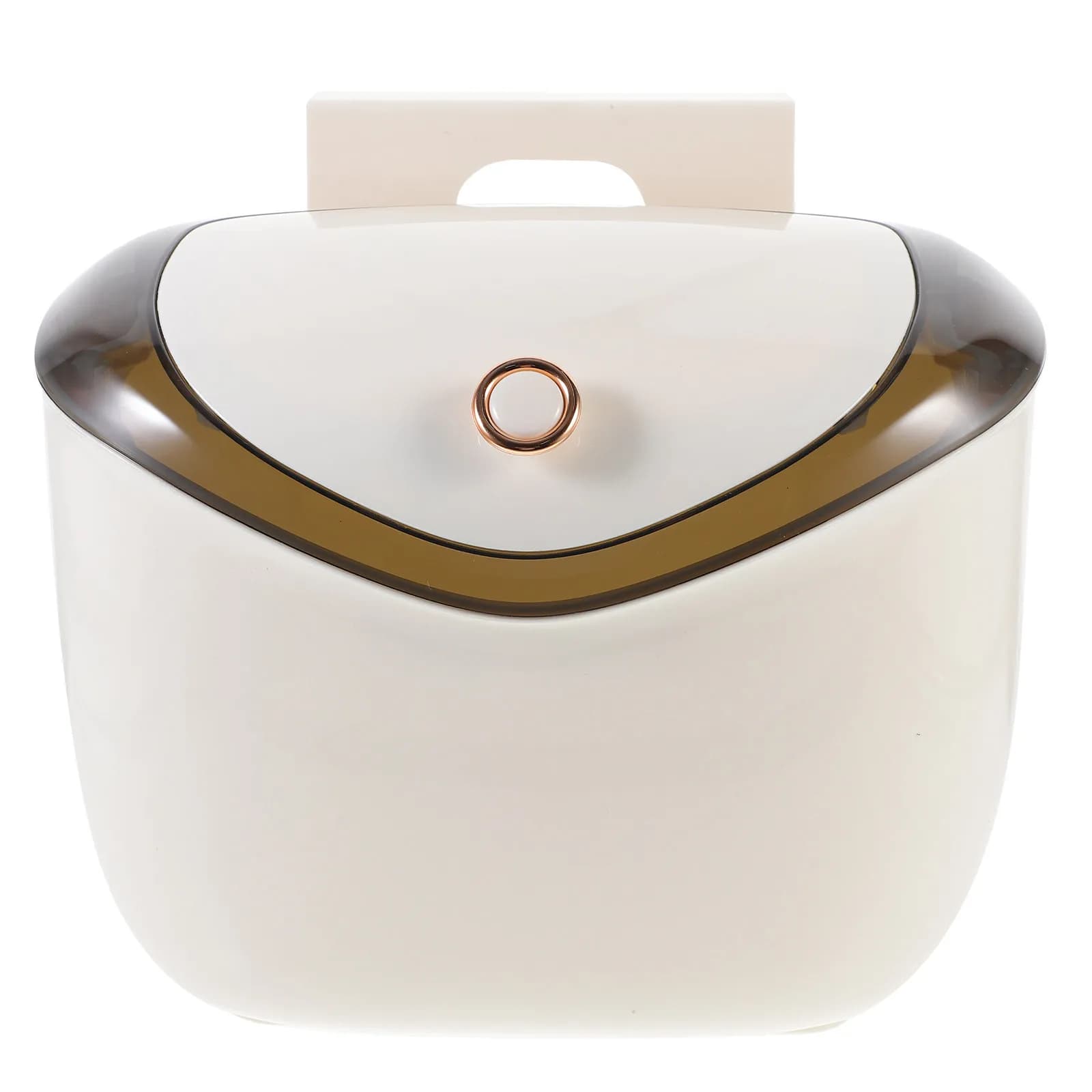 Kitchen Compost Bin with Lid Hanging Trash Can Odor Control Food Waste Container for Cabinet Door