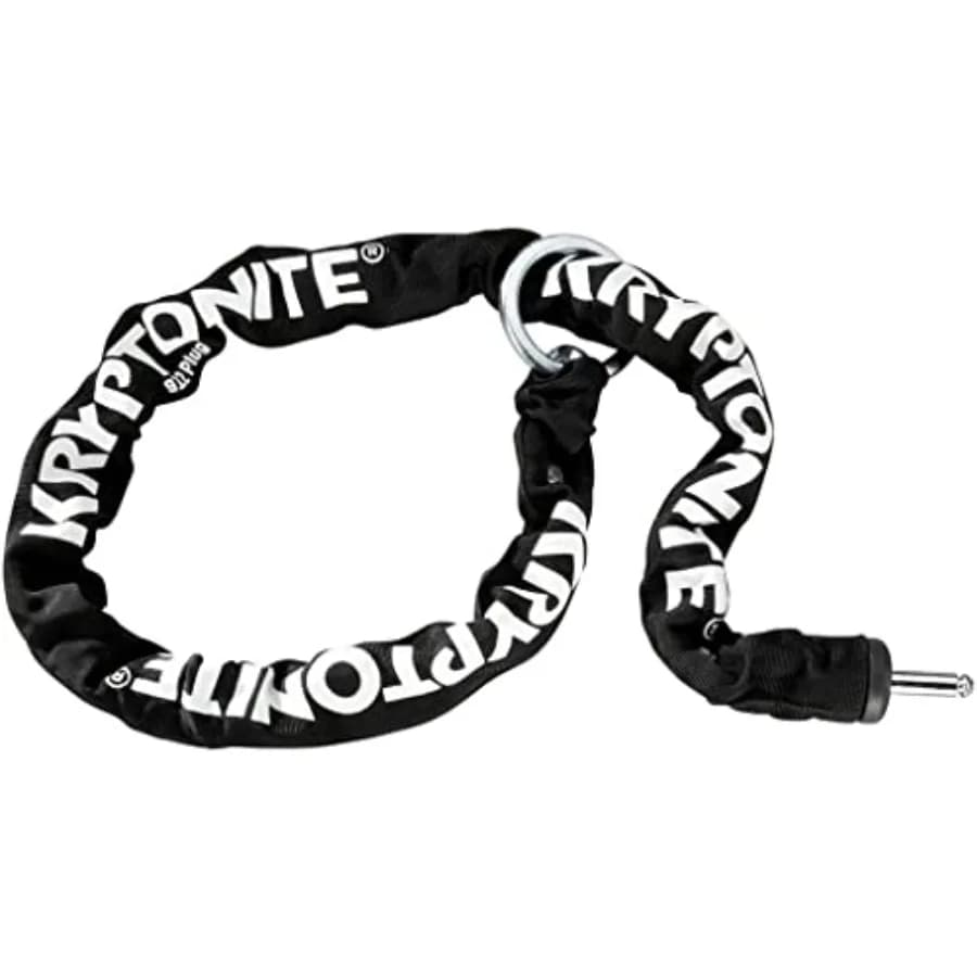 Catena a 912 maglie per Ring Lock: maglie da 9 mm, lunghezza 120 cm, blocco telaio, e-bike