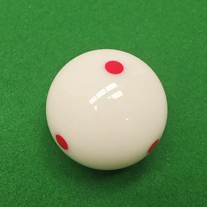 Palla da Biliardo Rossa da 2,25'' in Resina Fenolica Durevole, Palla da Allenamento per Biliardo Cinese a 8 e 9 Palle, per Controllo del Spin, Dimensioni Standard per Tavolo da Biliardo