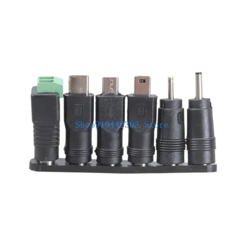 Cavo ricarica da USB a DC5V DC5.5x2.1mm 652F 13 punte adattatore per uso in viaggio in ufficio domestico per vari dispositivi
