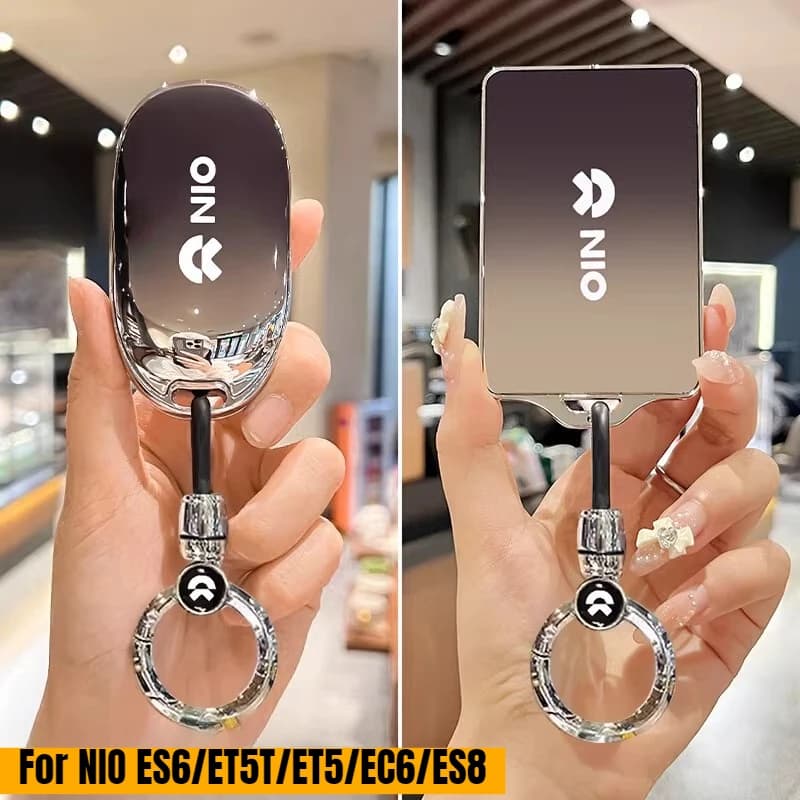 Custodia Protettiva per Chiave Auto NIO ES6 ET5T EC6 ES8, Portachiavi Smart NFC, Accessori Decorativi
