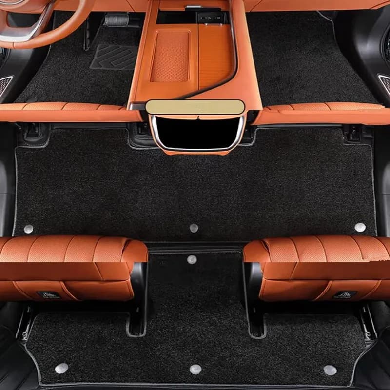 Custom full set car floor mats for Lexus RX 350L 2023-2018 6 7 seats waterproof Rugs double layers carpets for RX350L 2019