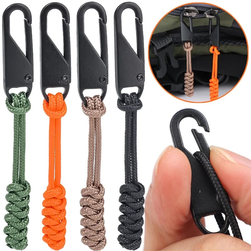 Kit di Riparazione Cerniere con Cavo Intrecciato e Cursori in Metallo, Testine di Ricambio per Cerniere Staccabili, Strumenti per Cucito Fai-da-te e Artigianato