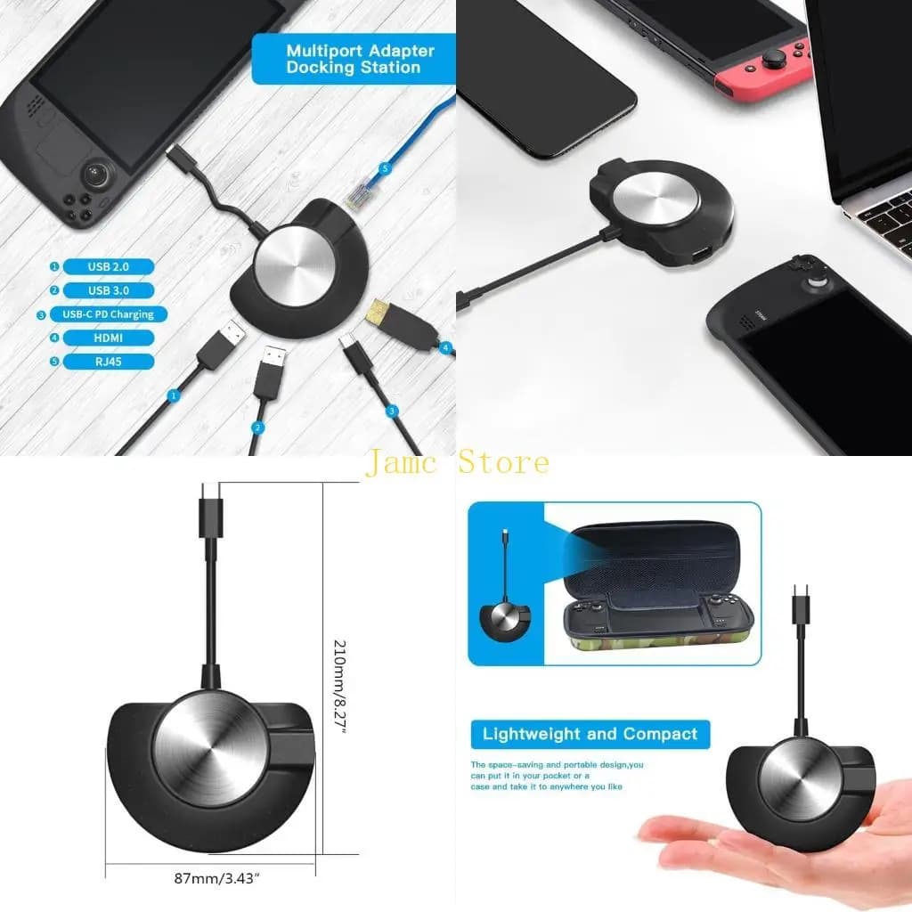 LX0B Steam Deck/Switch OLED/Switch Convertitore mirroring universale per w/Ethernet P