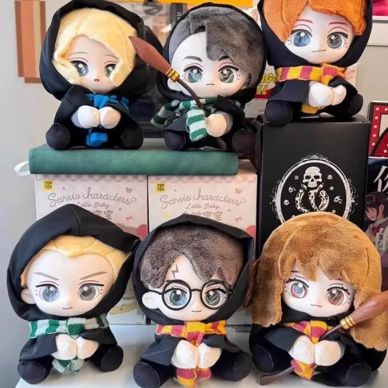 Harry Potter Vinile Volto Cieco Scatola Giocattoli Hermione Ron Malfort Anime Figura Regali per bambole Giocattoli Raccogliere ornamenti