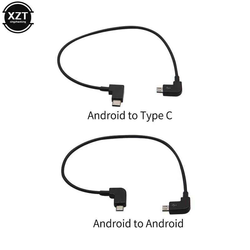 Data cable for DJI Spark MAVIC 2 Pro Air Control Android drone Micro USB Type C USB Adapter Cable for smart mobile phone